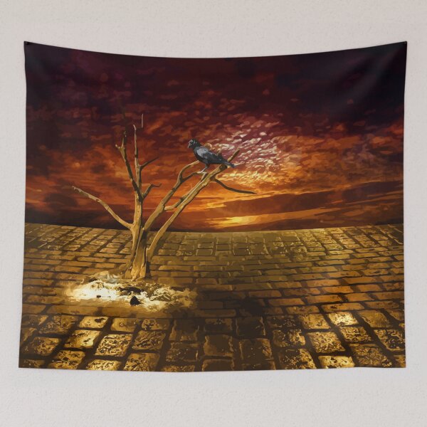 Item preview, Lone raven designed and sold by harietteh.
