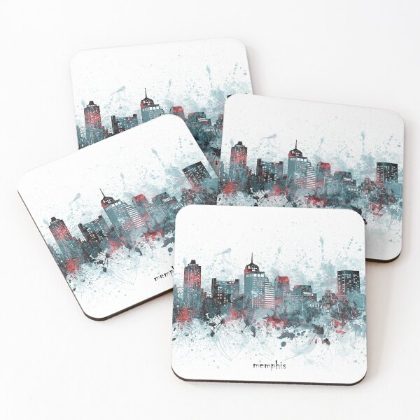 Item preview, memphis skyline designed and sold by BekimART2.