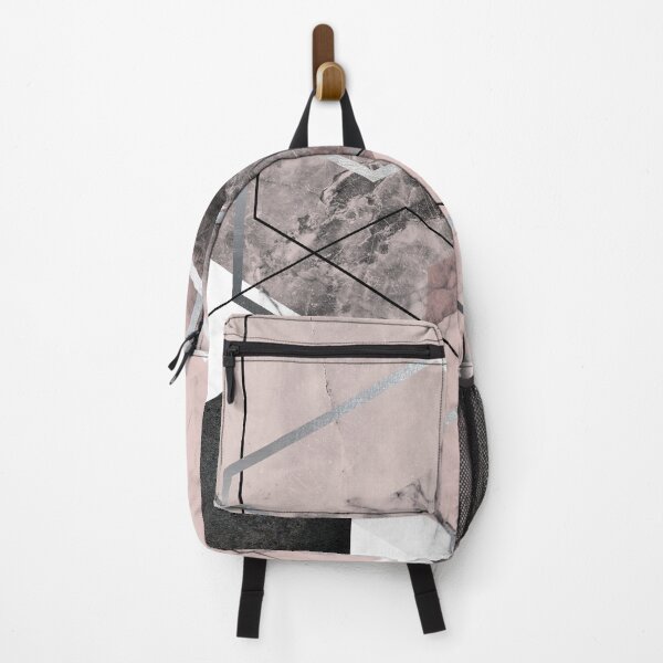 Item preview, Geometric Hexagons in Blush Pink and Grey designed and sold by UrbanEpiphany.