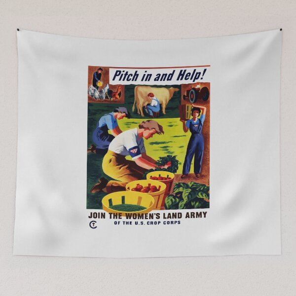 Item preview, Join The Women’s Land Army -- WWII designed and sold by warishellstore.