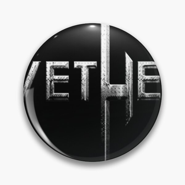 RIVETHEAD metal logo Pin