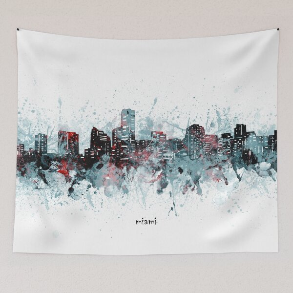 Item preview, miami skyline designed and sold by BekimART2.