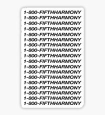 Pegatina 1800-FIFTHHARMONY