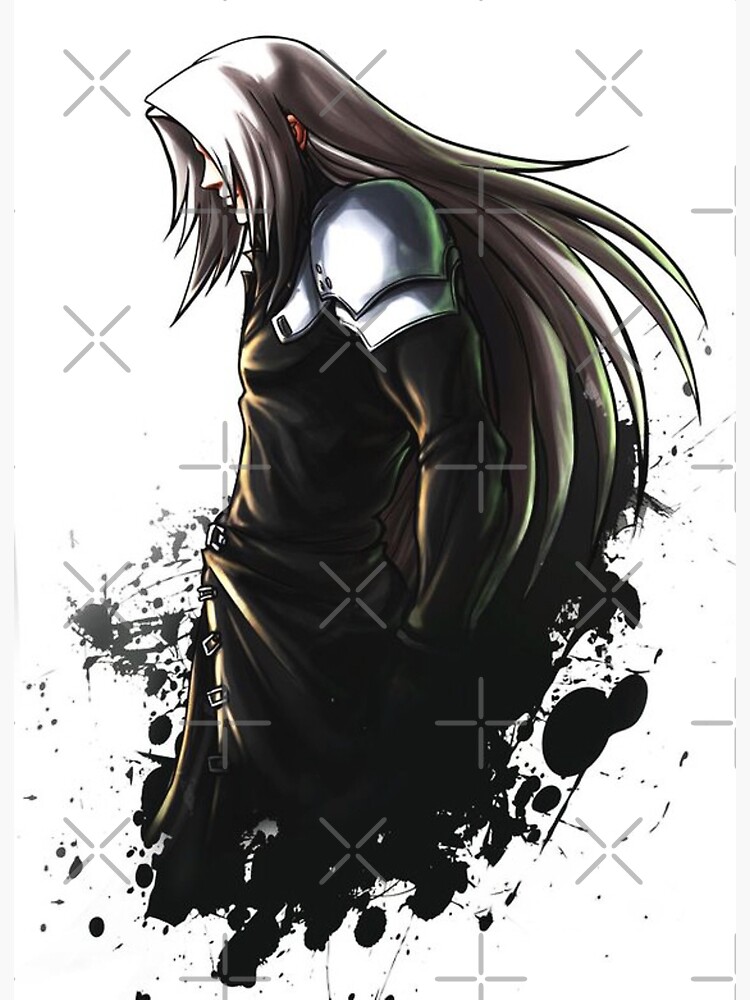 Sephiroth - Final Fantasy VII - Black & White Sephiroth - Final Fantasy VII - Black & White