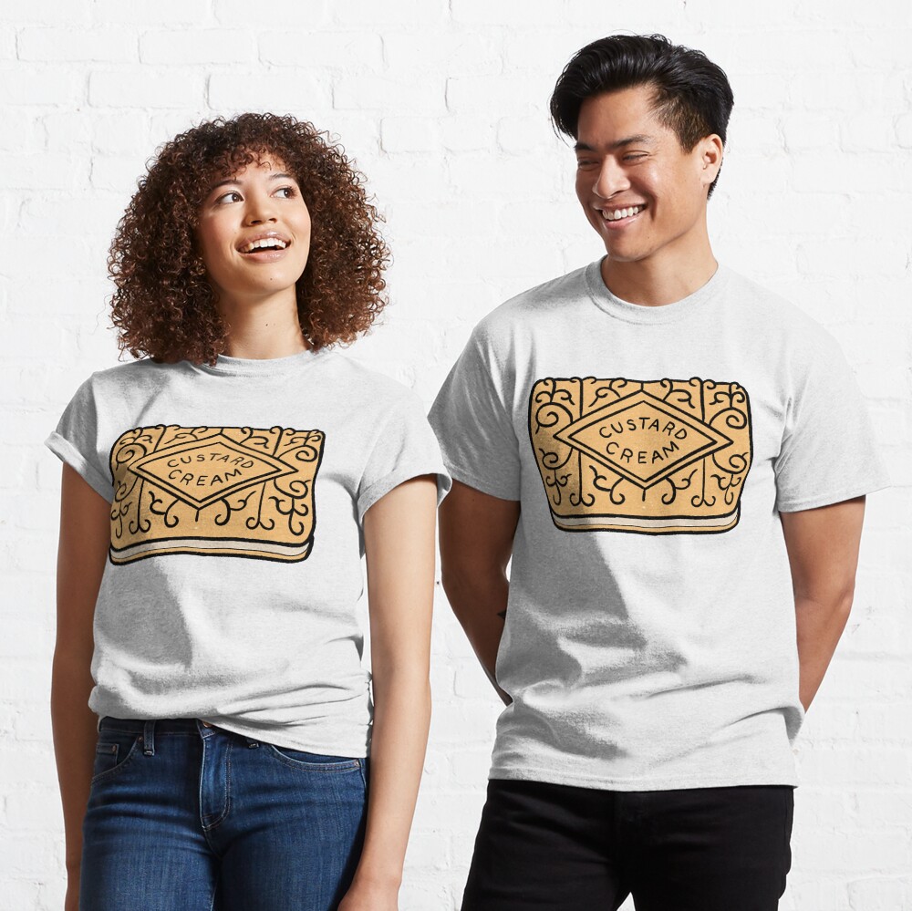 custard cream t shirt