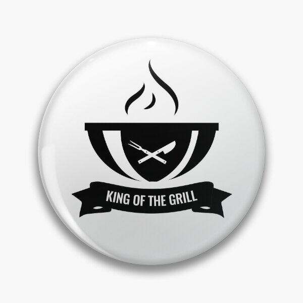 Item preview, KING OF GRILL (Black) designed and sold by elmerdante.