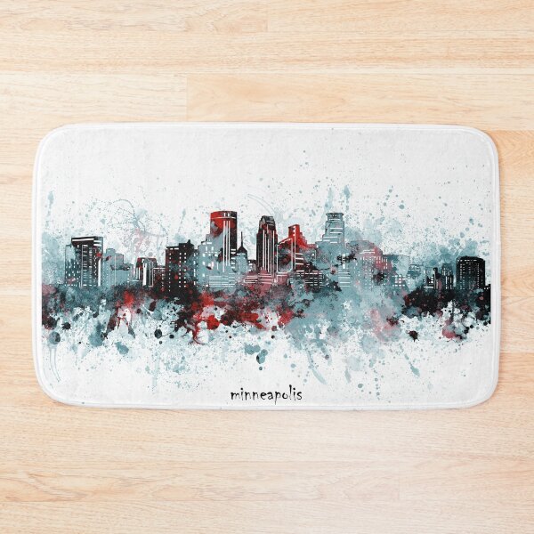Item preview, minneapolis skyline designed and sold by BekimART2.