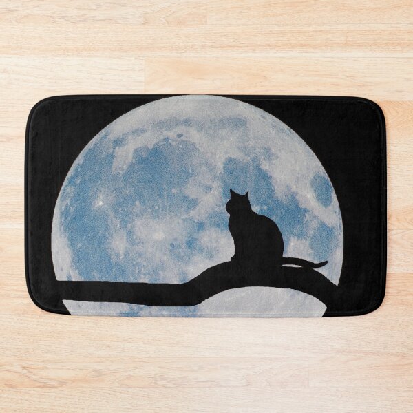 Item preview, Cat infront of the moon Silhouette designed and sold by Tim Scott.