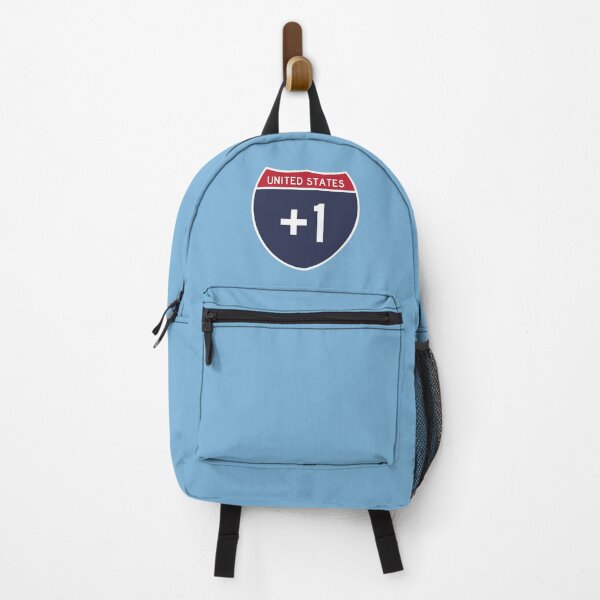 Interstate 1 - United States - (International Calling Code +1) Backpack