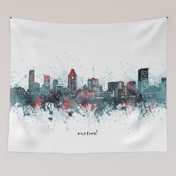 Item preview, montreal skyline designed and sold by BekimART2.