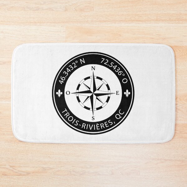 Item preview, Trois-Rivières, Quebec Geographical Coordinates designed and sold by TeeOhGraphics.