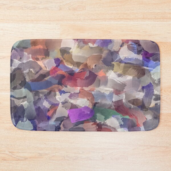 Item preview, splash brush painting texture abstract background in purple blue brown designed and sold by Mrvell.