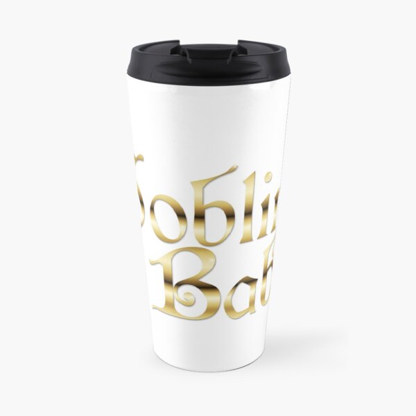 Labyrinth Goblin Babe (white bg) Travel Mug