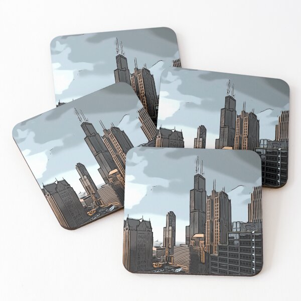 Item preview, City skyline sketch edit 3 designed and sold by emmilowski.