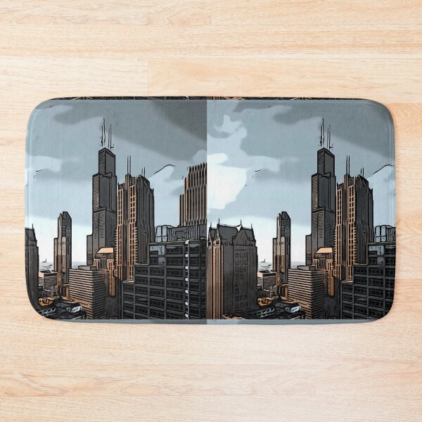 Item preview, City skyline sketch edit 3 designed and sold by emmilowski.