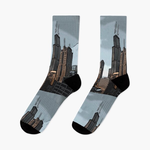 Item preview, City skyline sketch edit 3 designed and sold by emmilowski.