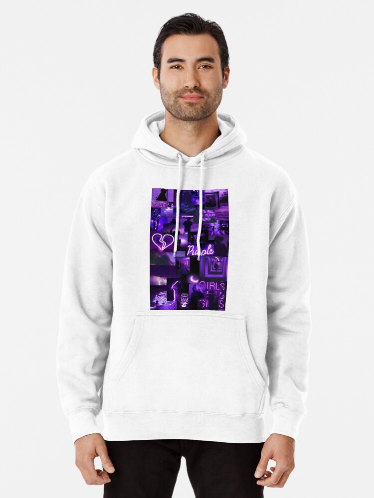 Neon purple outlet hoodie