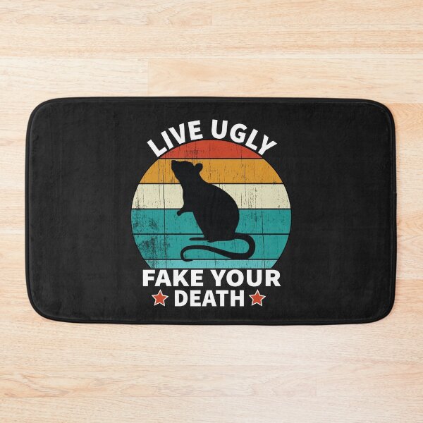 Item preview, Live Ugly Fake Your Death Opossum Funny Retro Vintage T-Shirt designed and sold by bestdesigns2020.