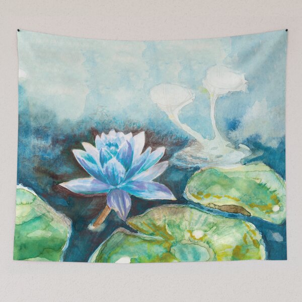 Item preview, Blue lotus flower designed and sold by Miriam Steinau.