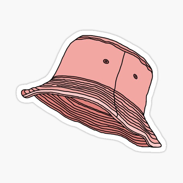 Bucket Hat Stickers | Redbubble