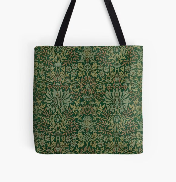 Flower Garden by William Morris, 1879 All Over Print Tote Bag