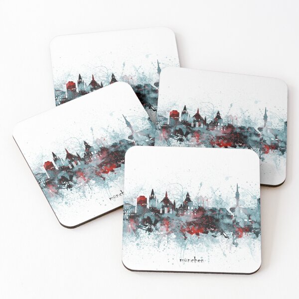 Item preview, munich skyline designed and sold by BekimART2.