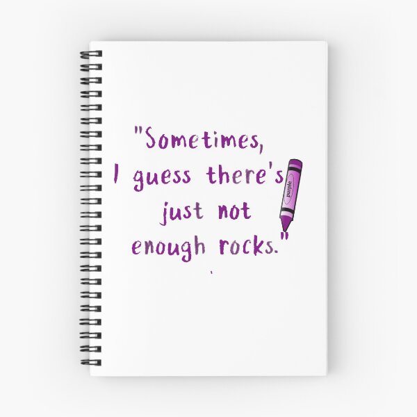 Item preview, "Sometimes, I guess there's just not enough rocks."  designed and sold by SwampfoxDesign.