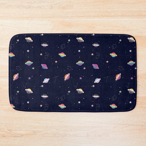 Item preview, LGBTQ Pride Planets & Stars in Space Pattern designed and sold by RyanDoodles.