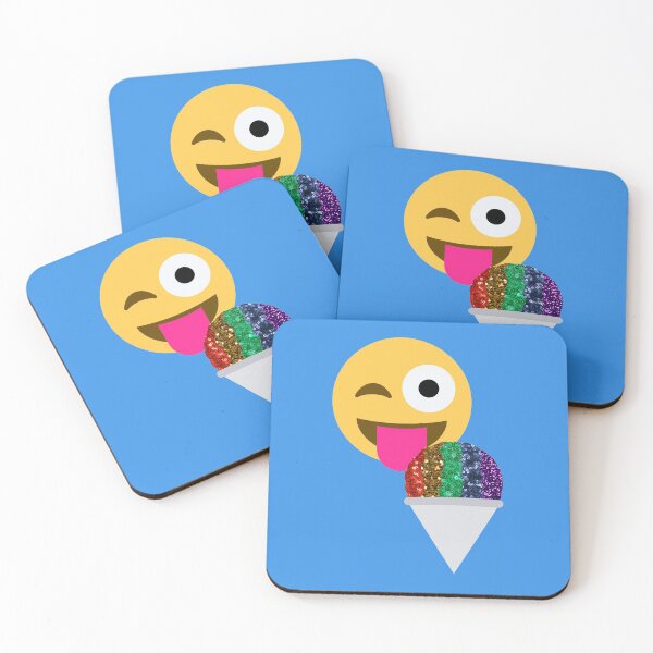 Item preview, glitter print wink emoji  designed and sold by Gossip Rag.