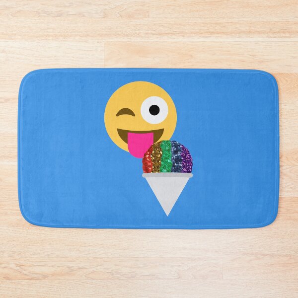 Item preview, glitter print wink emoji  designed and sold by Gossip Rag.