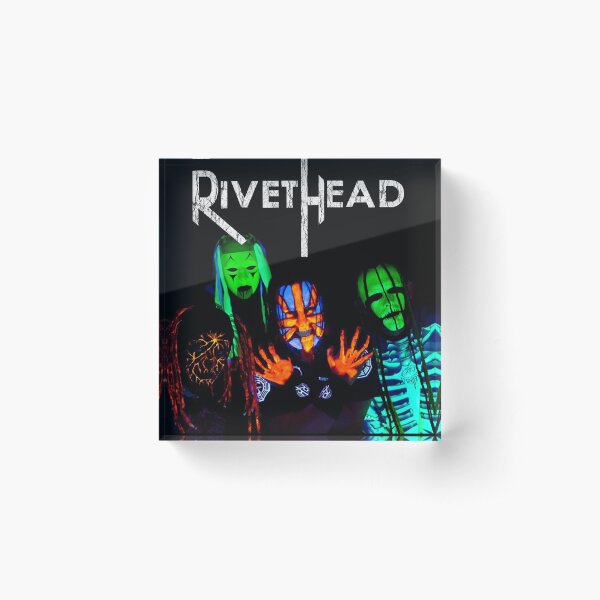 RIVETHEAD blacklight It shirt Acrylic Block