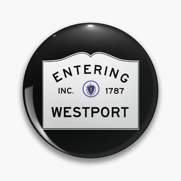 Item preview, Entering Westport Massachusetts - Commonwealth of Massachusetts Road Sign  designed and sold by NewNomads.
