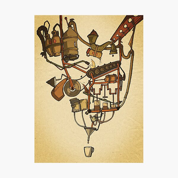 Coffee Machine Photographic Print