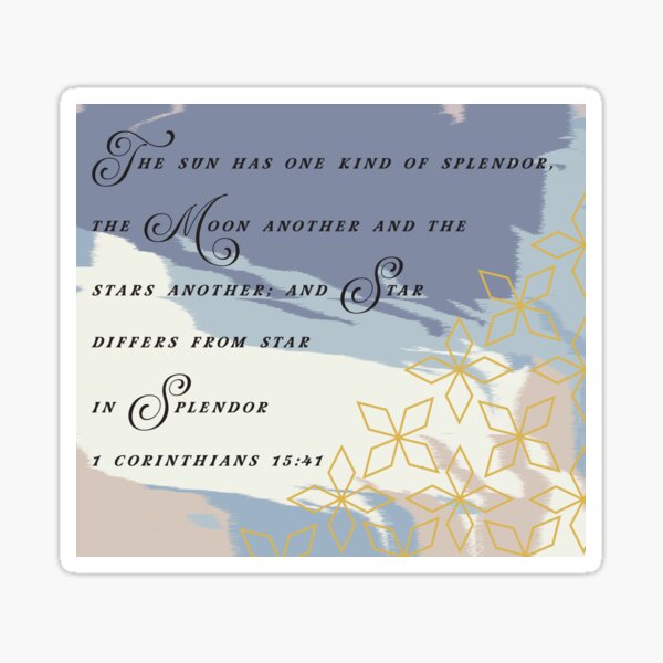 Golden Floral Sky Sticker