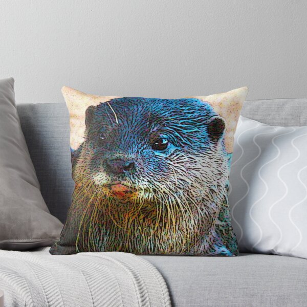 Item preview, Cute Little Otter Face designed and sold by mokacat.