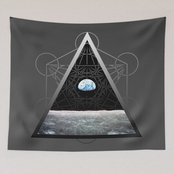 Item preview, EARTH▵METATRON - Mandala - Metatrons Cube designed and sold by adamnicolson.