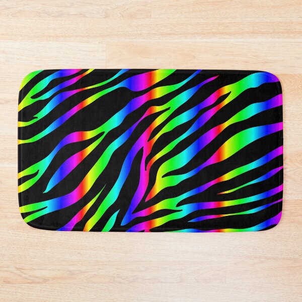 Item preview, rainbow zebra designed and sold by Gossip Rag.