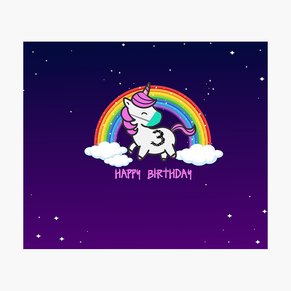 3rd birthday unicorn outfit