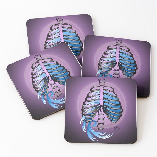 Item preview, Rib cage wave designed and sold by Rainbow Skull.
