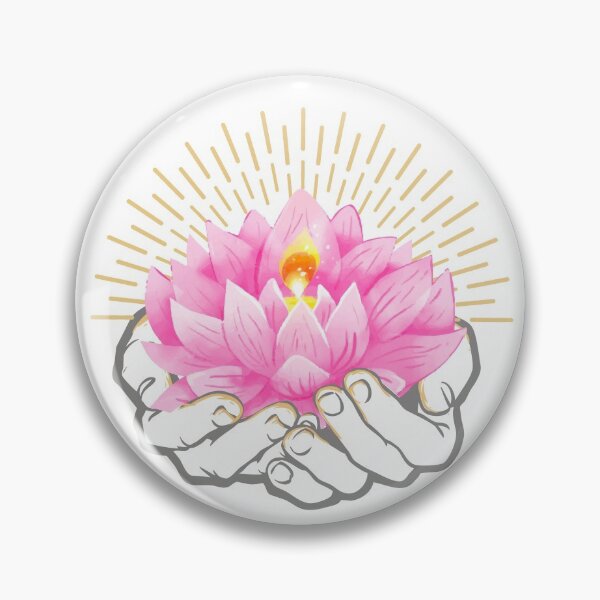 Item preview, Lotus Flower in Hands designed and sold by Ninjawhere.