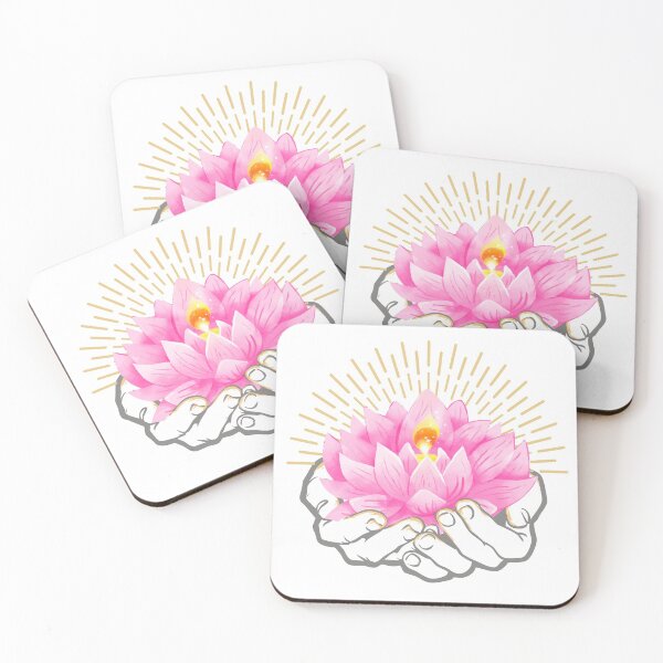 Item preview, Lotus Flower in Hands designed and sold by Ninjawhere.