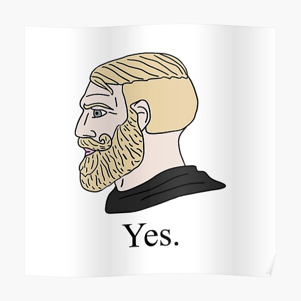 Bearded Nordic Gamer Template Yes Chad Know Your Meme