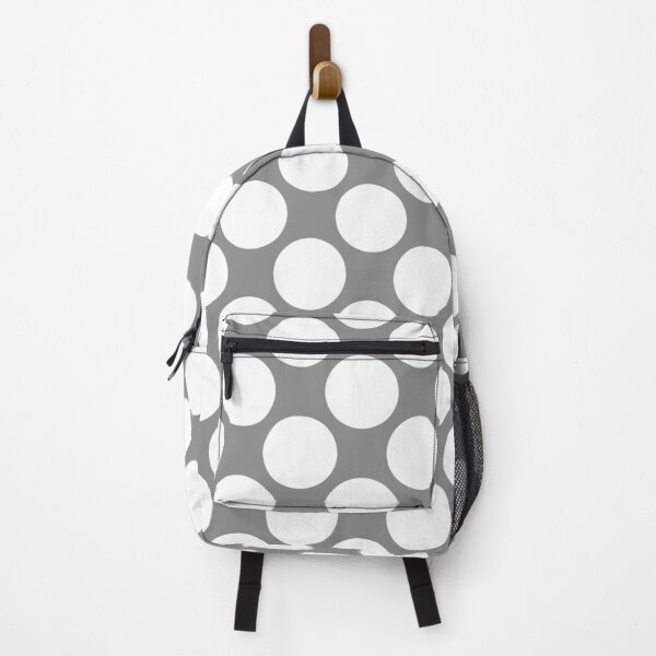 Item preview, There's a Storm a-Coming Large Grey and White Polkadots designed and sold by SeaStories88.