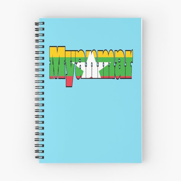 Item preview, Myanmar Font with Myanmar Flag designed and sold by Havocgirl.