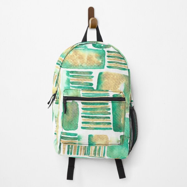 Item preview, Abstract green and gold designed and sold by Azyrielle.