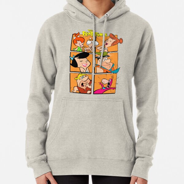 The Flintstones The Whole Gang Pullover Hoodie