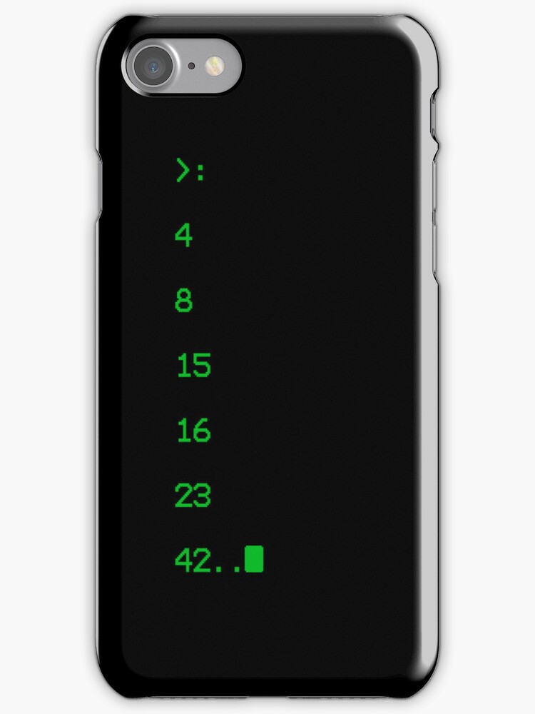 "lost numbers iphone case" iPhone Cases & Skins by jmakin | Redbubble