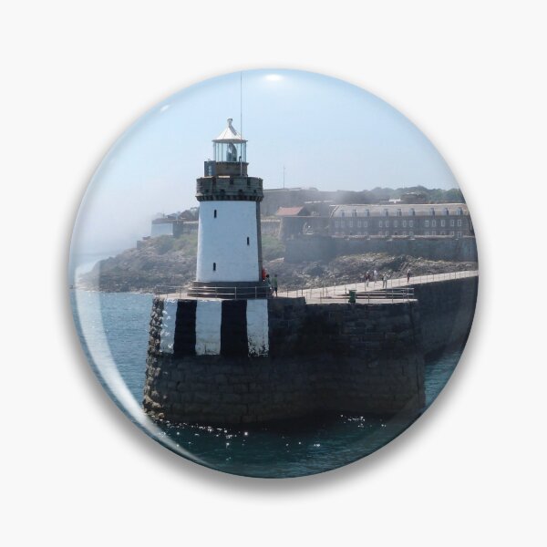 Item preview, Lighthouse of St Peter Port & Castle Cornet designed and sold by AgnesPerry2020.