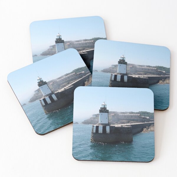 Item preview, Lighthouse of St Peter Port & Castle Cornet designed and sold by AgnesPerry2020.