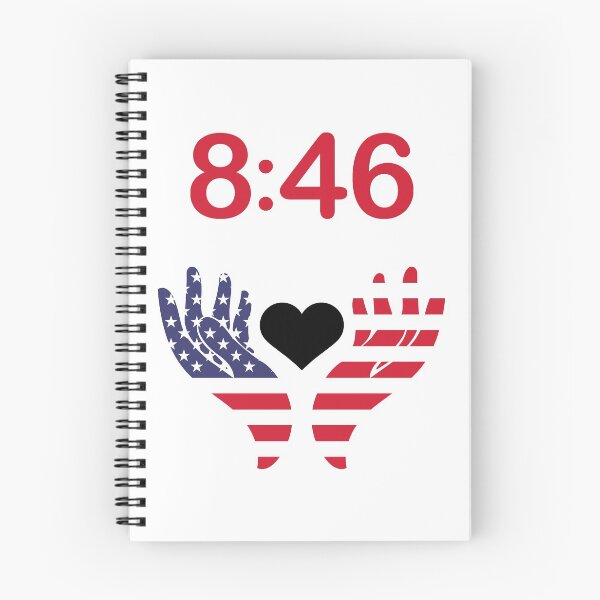 Item preview, 8 Minutes 46 Seconds Black Heart American flag designed and sold by Designworking.